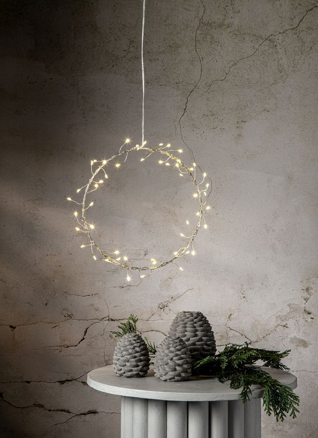 Hängende Decoration Poppy - IP20, Warmweiss,Silber