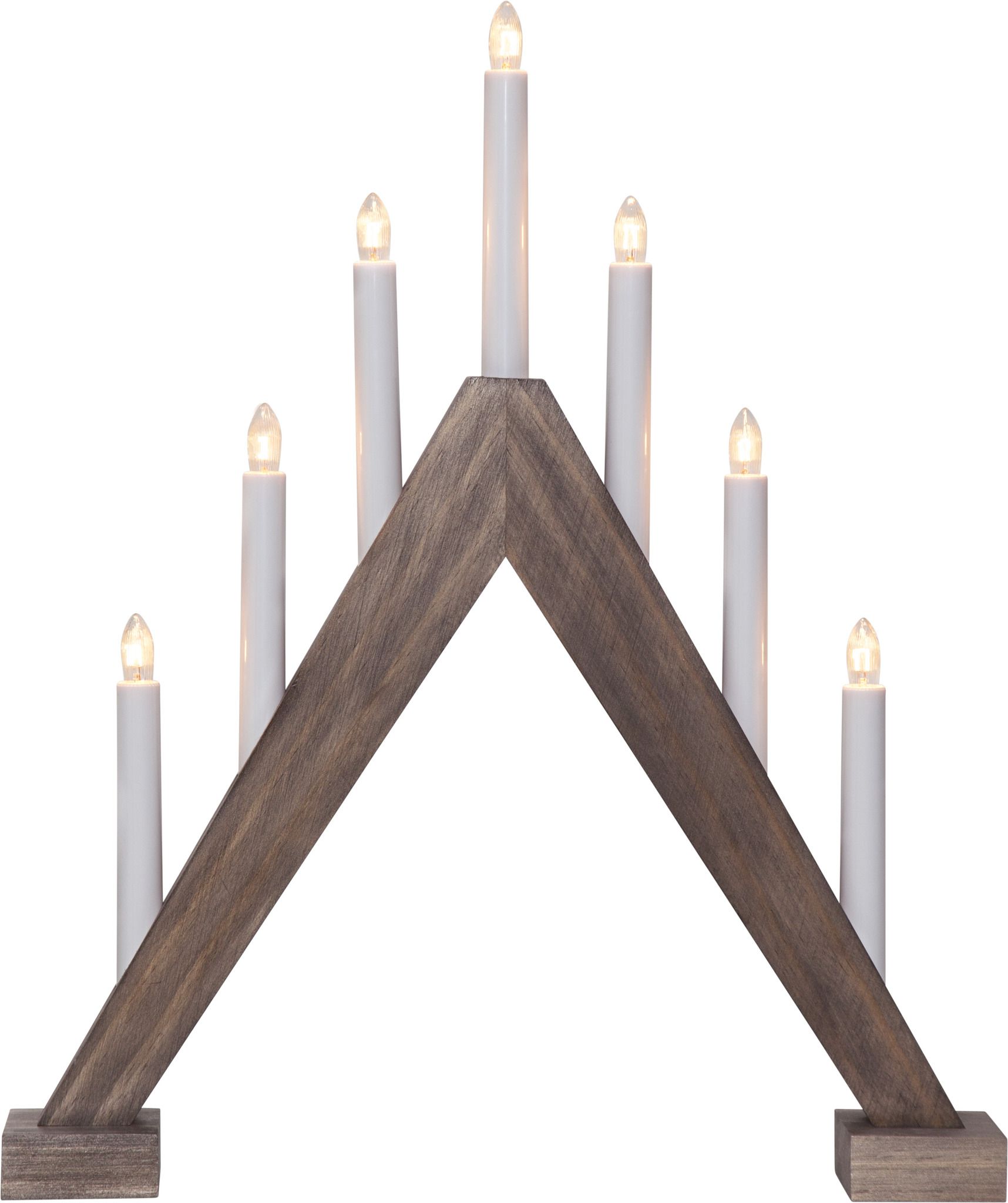 Kerzenleuchter Trill - IP20, Eiche, Warmweiss