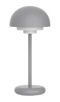 Akku Tischleuchte USB-C MALINA Grau - IP44, Warmweiss, 180lm
