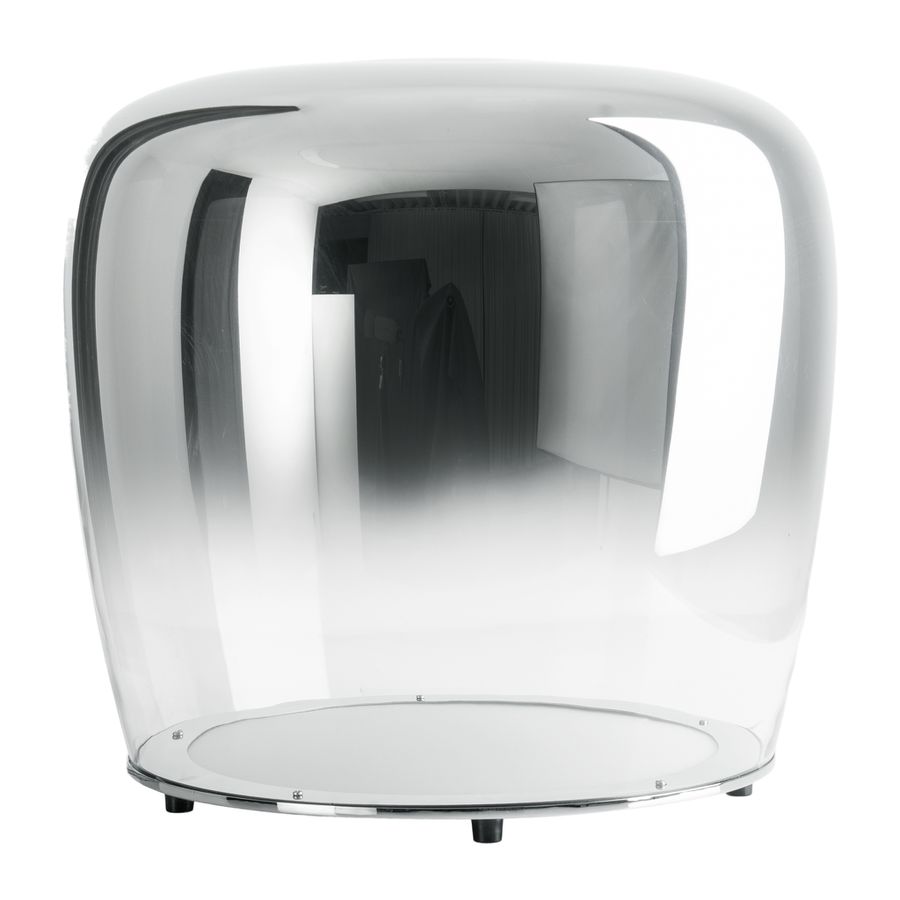 LED Tischleuchte Smoky d:43cm - LED fest verbaut, 3000K, warmweiss