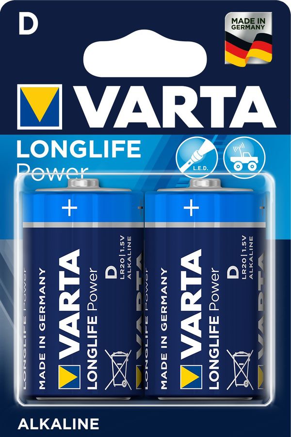 High Energy Batterie D / LR20 - 2er Blister