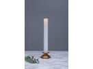 Candela in plastica a LED  M-Twinkle - Indoor, Weiss, 40cm Höhe, Timerfunktion