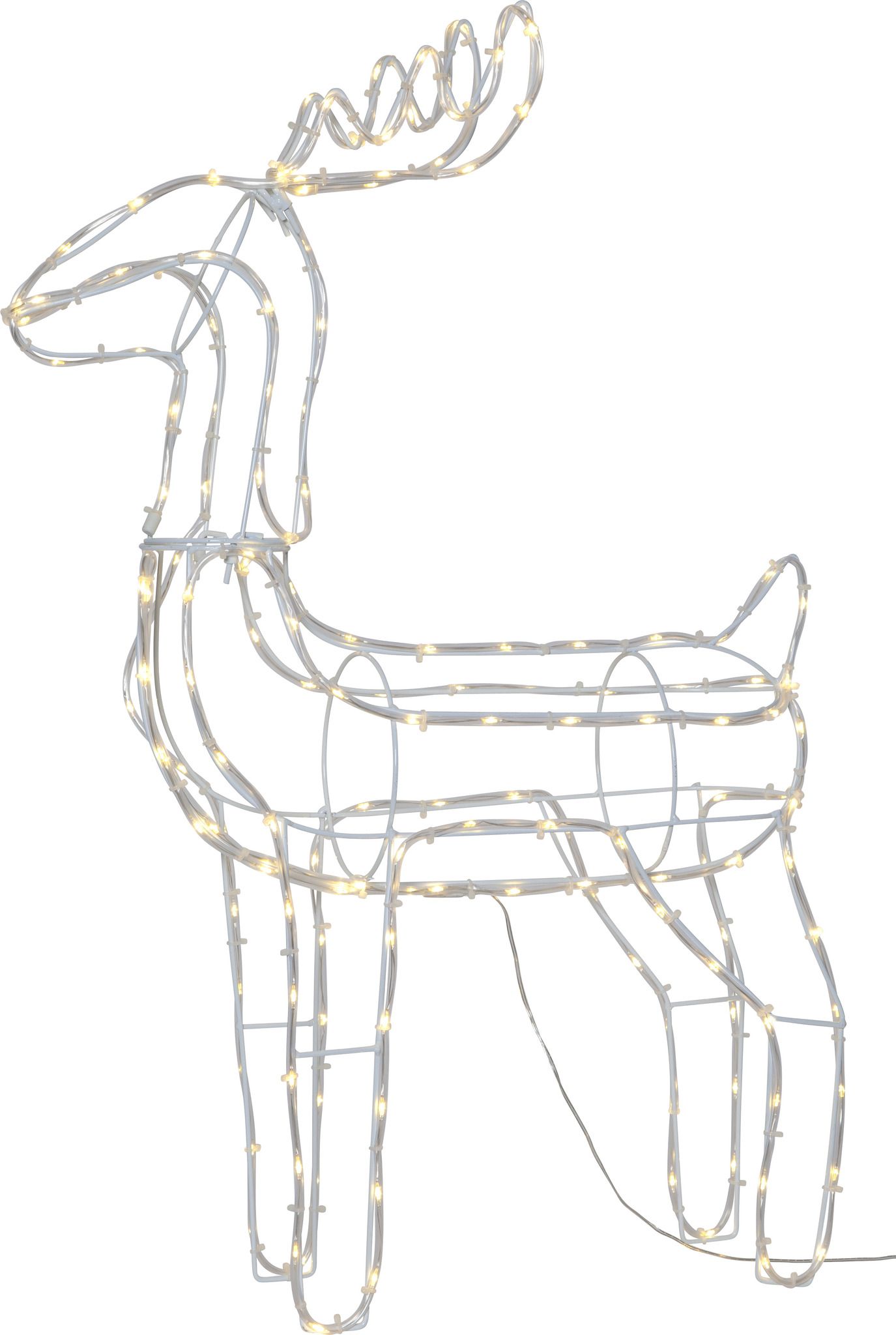 Silhouette Tuby Deer - IP44, Warmweiss, 160 LED