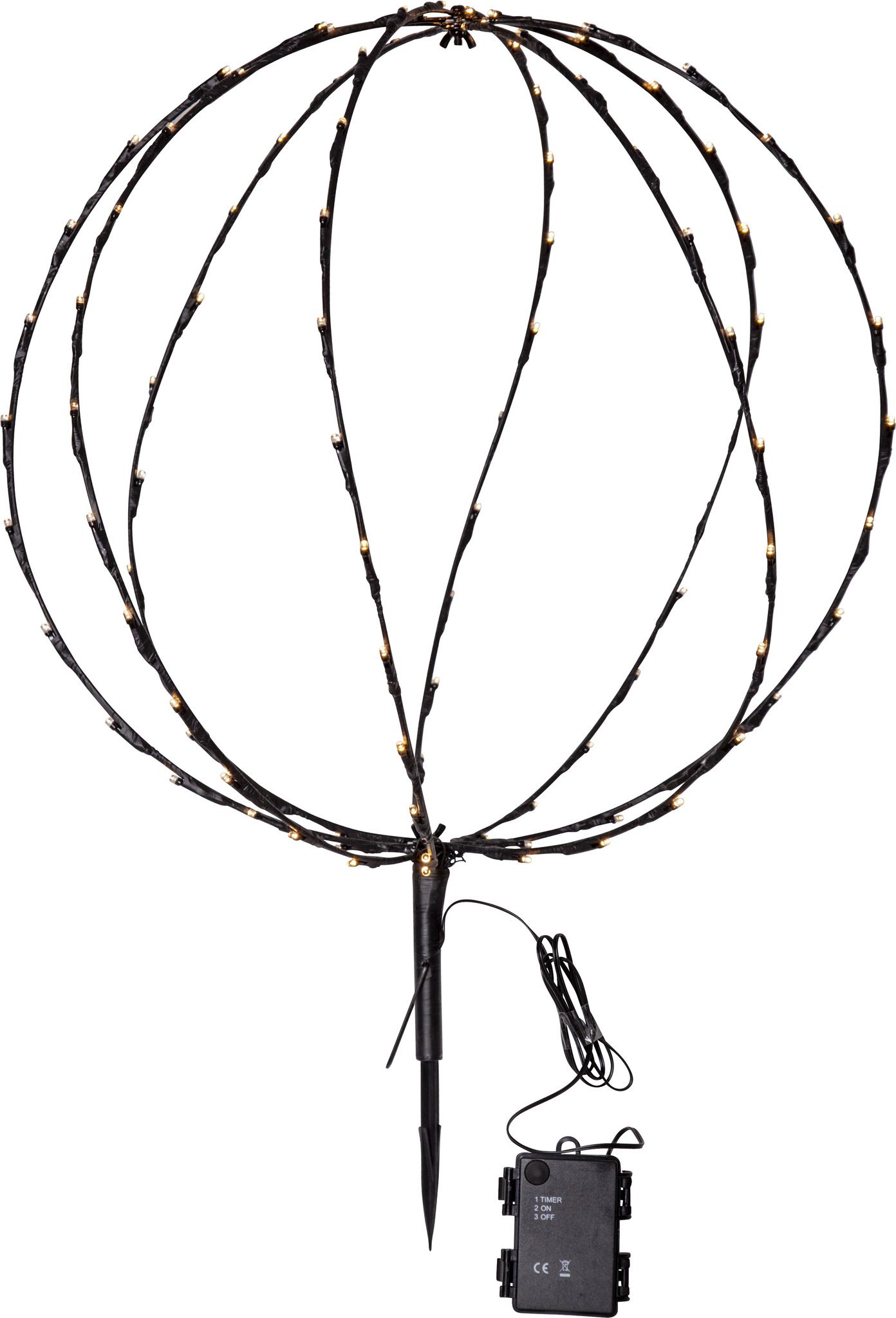 Outdoor Decoration Sphere - IP44, Warmweiss, 104 LED's