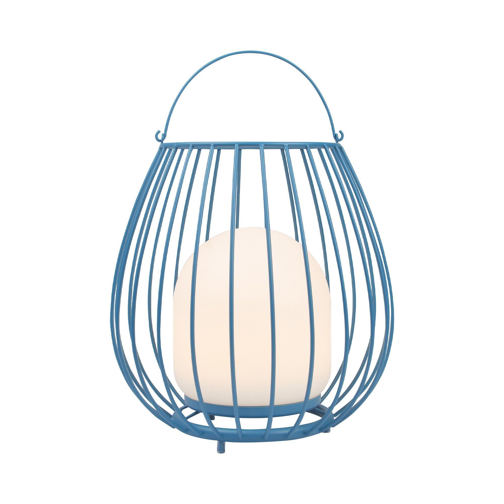 Jim To Go, Blau - 3W, 300lm, 2700K , IP54, dimmbar, blau, USB-C Ladeanschluss, D=280mm, H=384mm