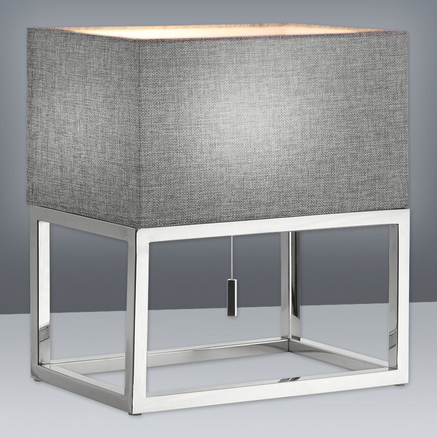 Tischleuchte mit Textilschirm Alfa - E27, 60W, IP20