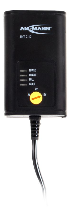 Chargeur de batterie ALCS 2-12/0.4 - 2V, 6V und 12V Blei-Säure-, Blei-Gel- und Blei-Vlies-Akkus ab 1,2Ah