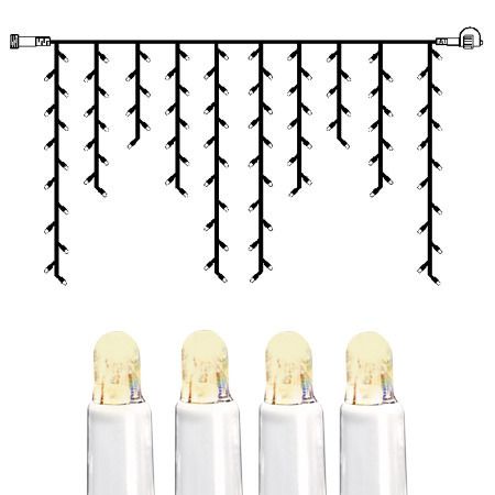 System LED Extra, Icicle, 200x100cm - Weiss, Warmweiss