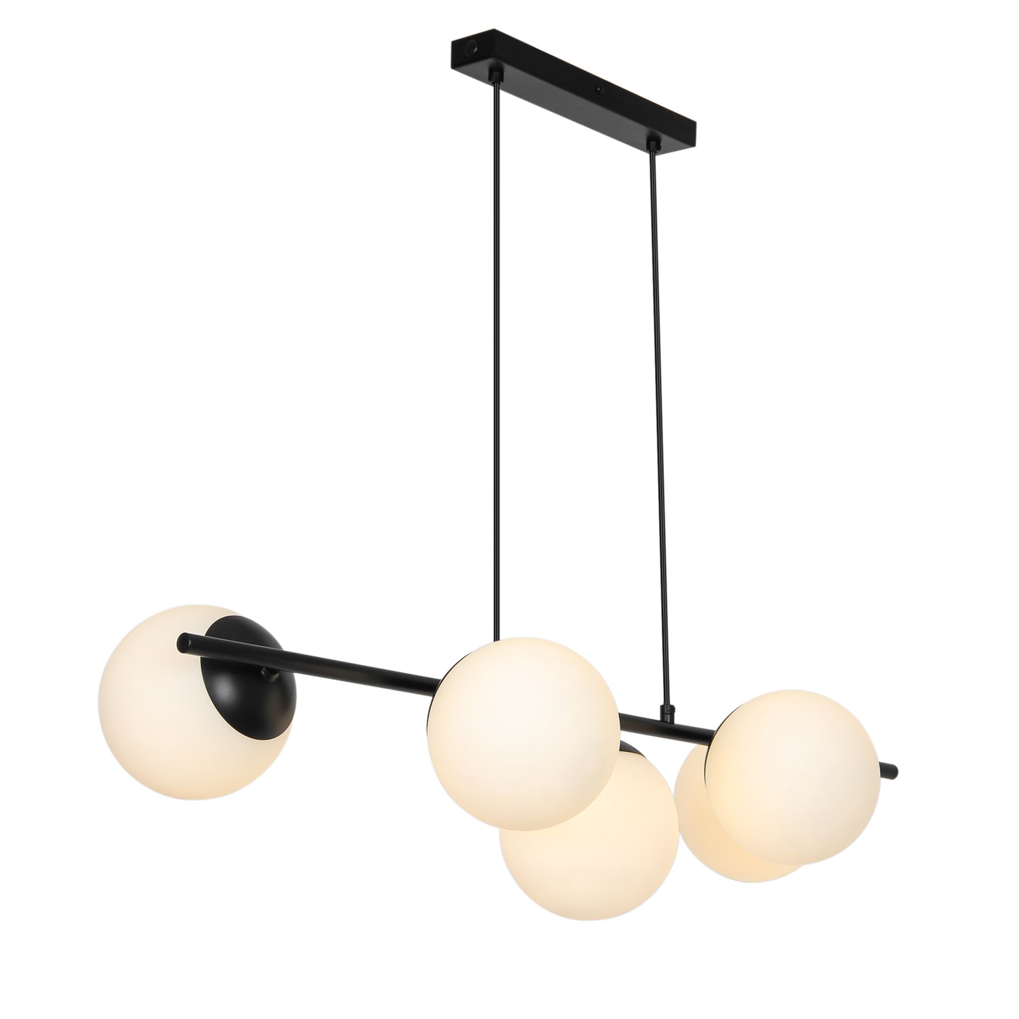 Pendelleuchte Lilly 5-spot Schwarz - E14, IP20, 230V