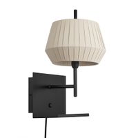 Dicte , Wandleuchte, Beige - IP20, E14