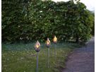 Solar Pollerleucht 3 Pack Olympus - Silber, Lichtfarbe Gelb