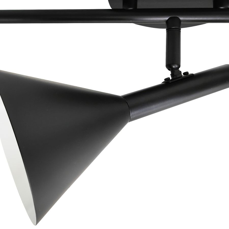 Deckenleuchte Kelvis 3-Spot Schwarz - GU10, IP20, 230V
