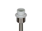 Stehlampe Cera Gebürsteter Stahl - E27, IP20, 230V