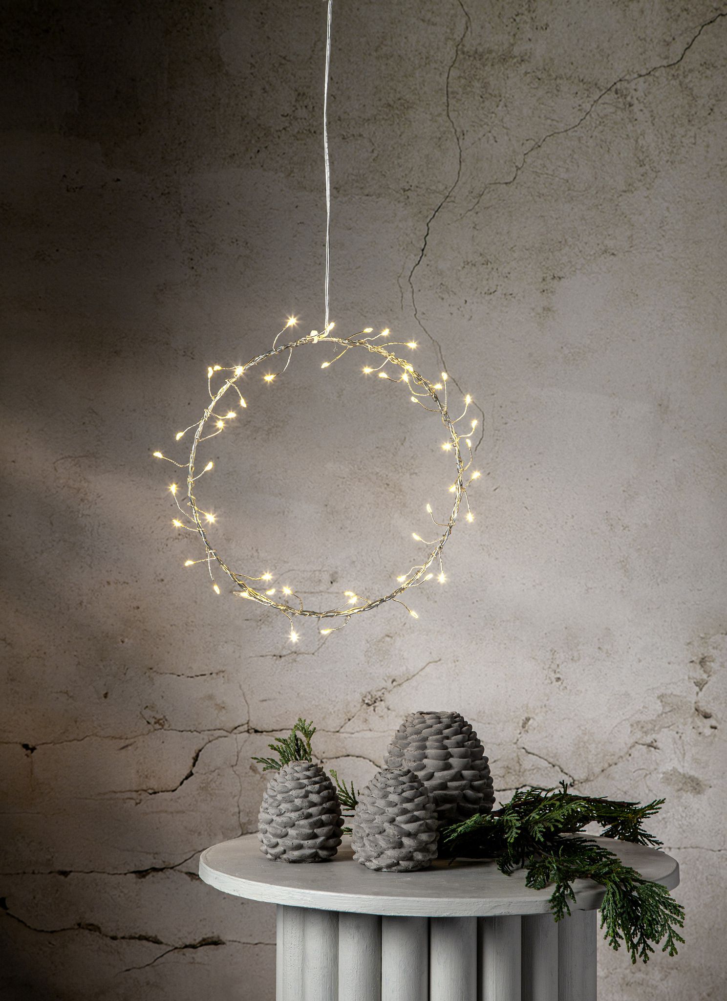 Hängende Decoration Poppy - IP20, Warmweiss,Silber