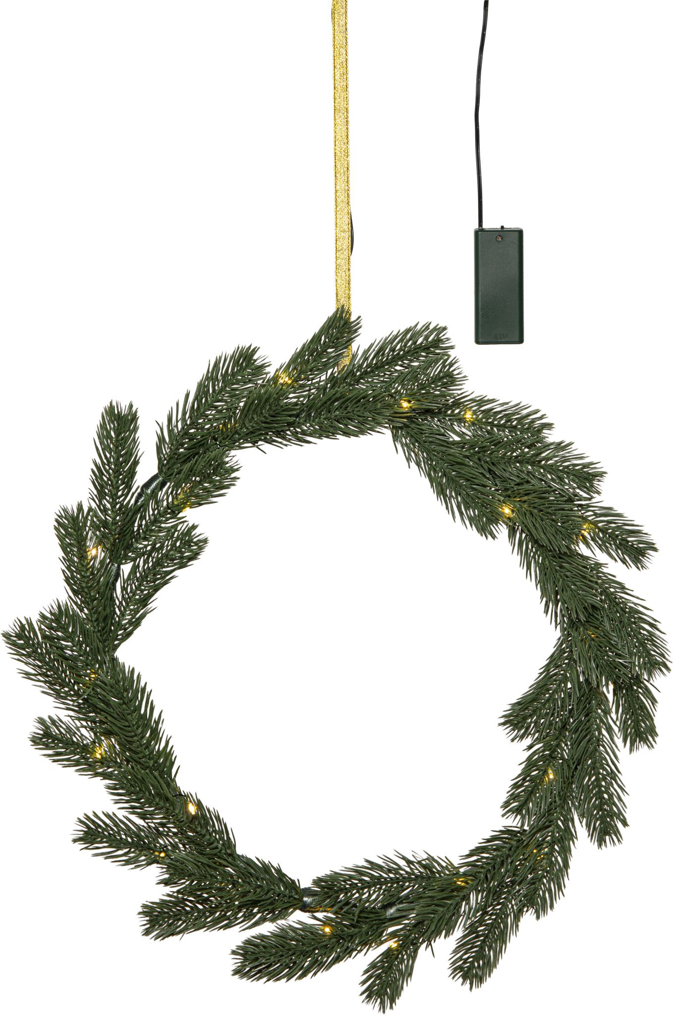 Kranz Netty - Indoor, Grün, 35.00cm Höhe