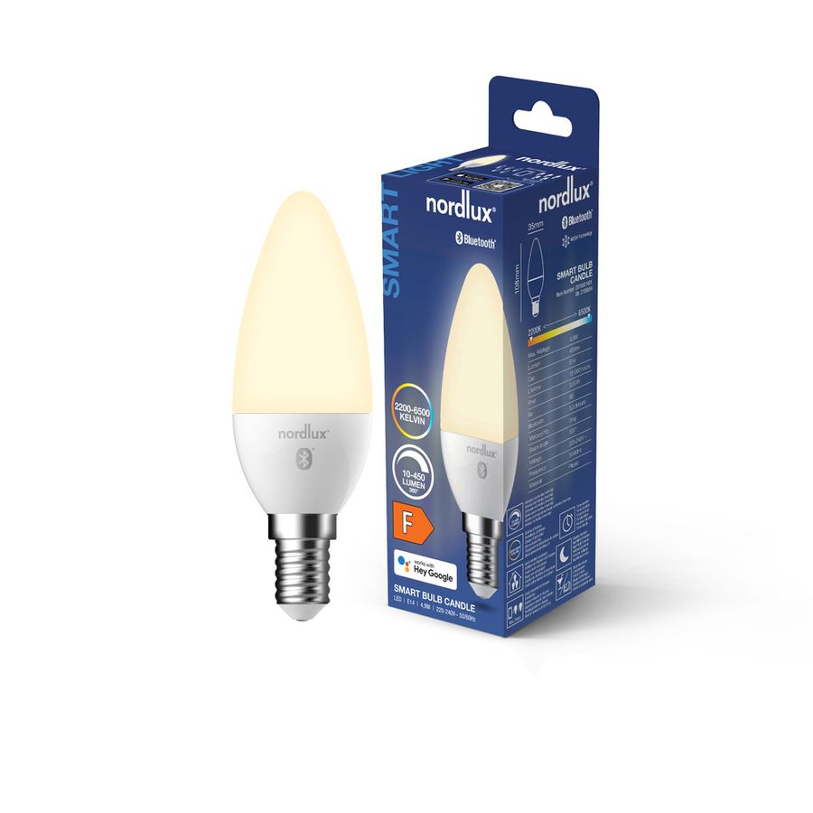 LED-Leuchtmittel Smart, E14, C35, 430lm, We - 4.7W ,2200-6500K, IP20