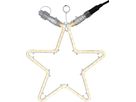 System 24 Extra, Lichtschlauch Stern NEON, 28x32cm - Transparent, Warmweiss