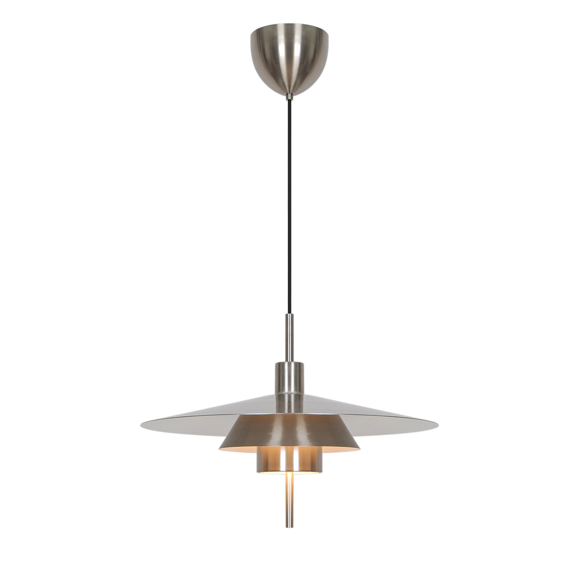 Pendelleuchte Latika Gebürstetes Chrom - E27, IP20, 230V