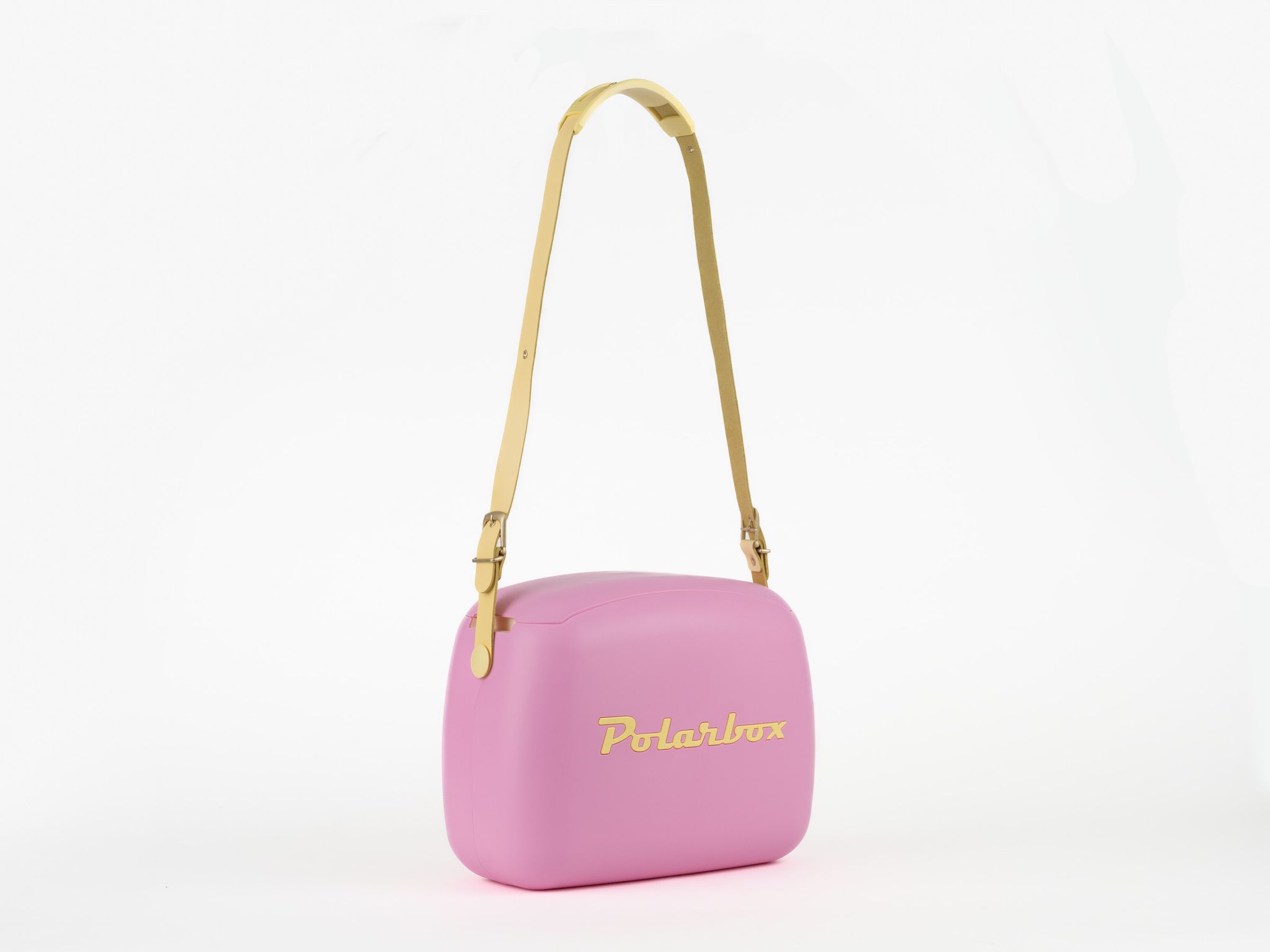 Polarbox CoolerBag bubblegum pink-cyan 6l inkl. 2 Frischhalte-Dosen bubblegum pink & gelb - Kühlbox, 6l, Vintage Design