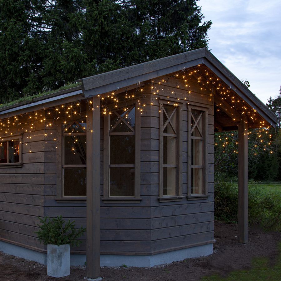 Icicle Lights Shiny - IP44, Warmweiss, 960 LED's, 2390.00 cm
