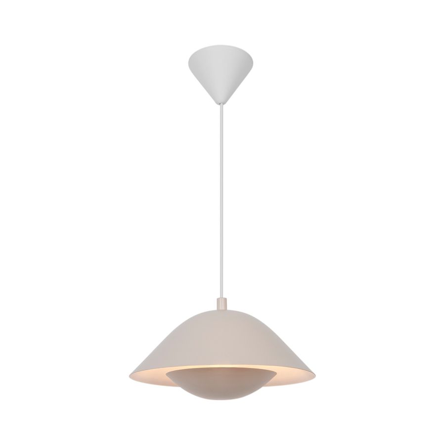Pendelleuchte FREYA 35 - E27, max.40W, IP20, beige, dim. optional, exkl. Leuchtmittel, L=350mm, B=350mm, H=170mm, PL=2000mm