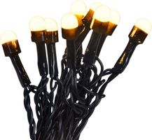 Lichterkette Cherry Batteriebetrieben - IP44, Warmweiss, 40 LED's, 400cm