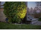 Solar Spotlight Powerspot - Indoor, Outdoor, Warmweiss, Schwarz