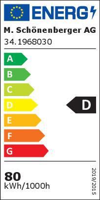 LED HCL-Stehleuchte LAFA (Up&Down) - 80W, (50W/30W), 8800lm, 2700-5000K, IP20,110°/90°, UGR 17, weiss, dimmbar, L=610, B=310mm, H=1950mm