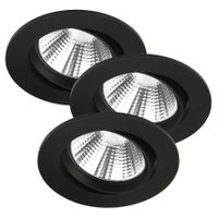 Fremont 3-Kit, 2700K, Schwarz - 5,5W LED, 2700K, IP23, 230V