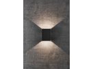 Fold 10, Wandleuchte, Schwarz - LED Modul, 2X3,5W LED, IP54