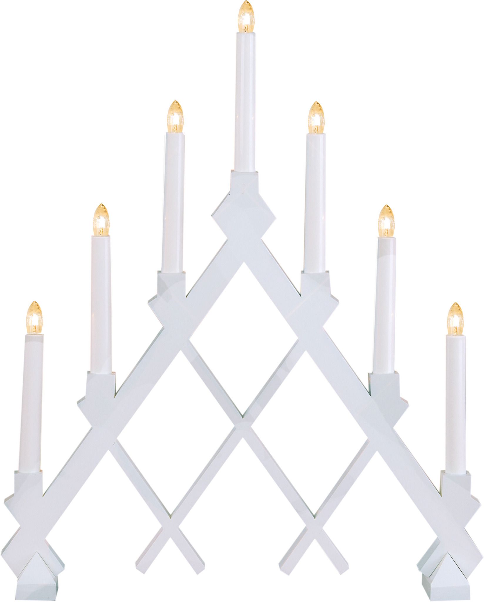 Kerzenleuchter Rut - IP20, Weiss, Warmweiss