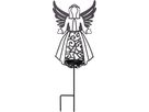 LED Memorial Kerze Flamme Deco - Indoor, Outdoor, Schwarz, 48.00 cm Höhe, Timerfunktion