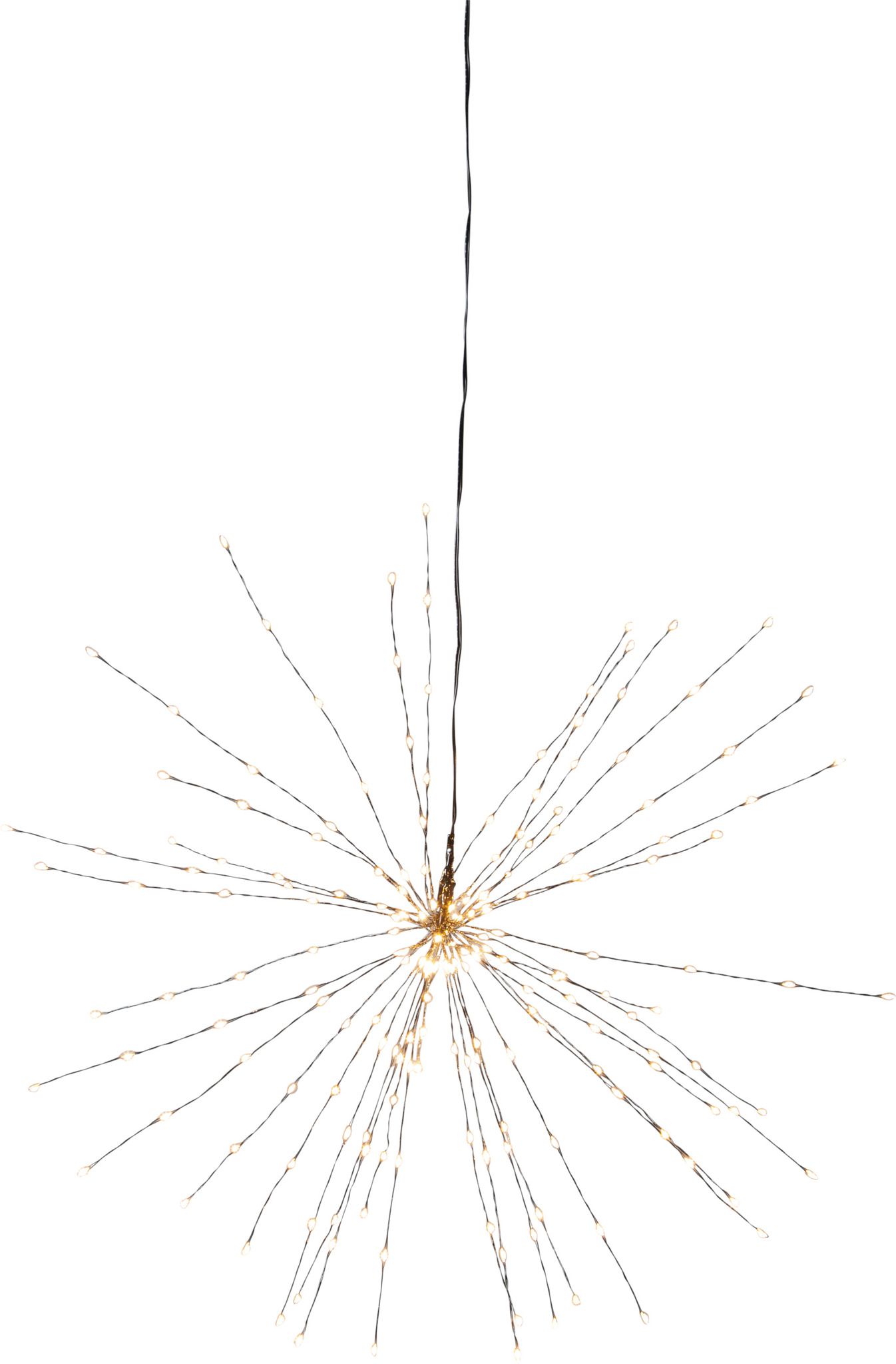 Hängende Deco Firework - IP20, Warmweiss, Schwarz