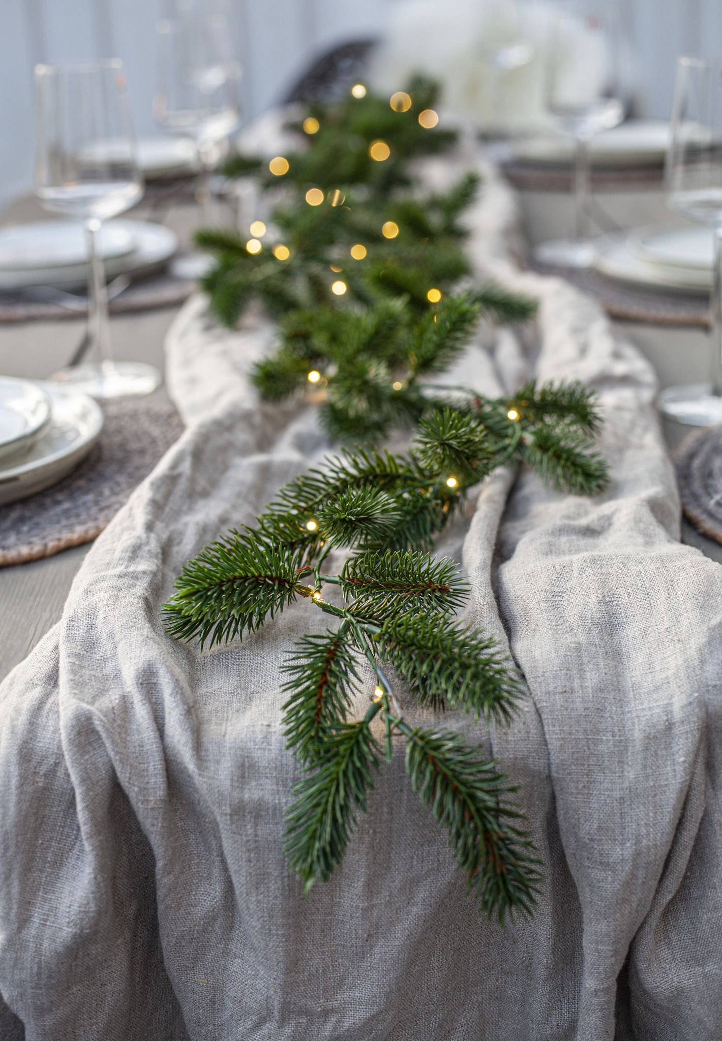 Girlande Erna - IP20, Warmweiss,Grün