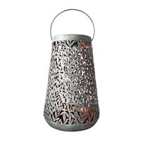 LED Solar Laterne OLEA - AKKU 1x1.2V DC 1000mAh, 1800K , IP44, Metall, steingrau & kupfergold, D=270mm, H=420mm