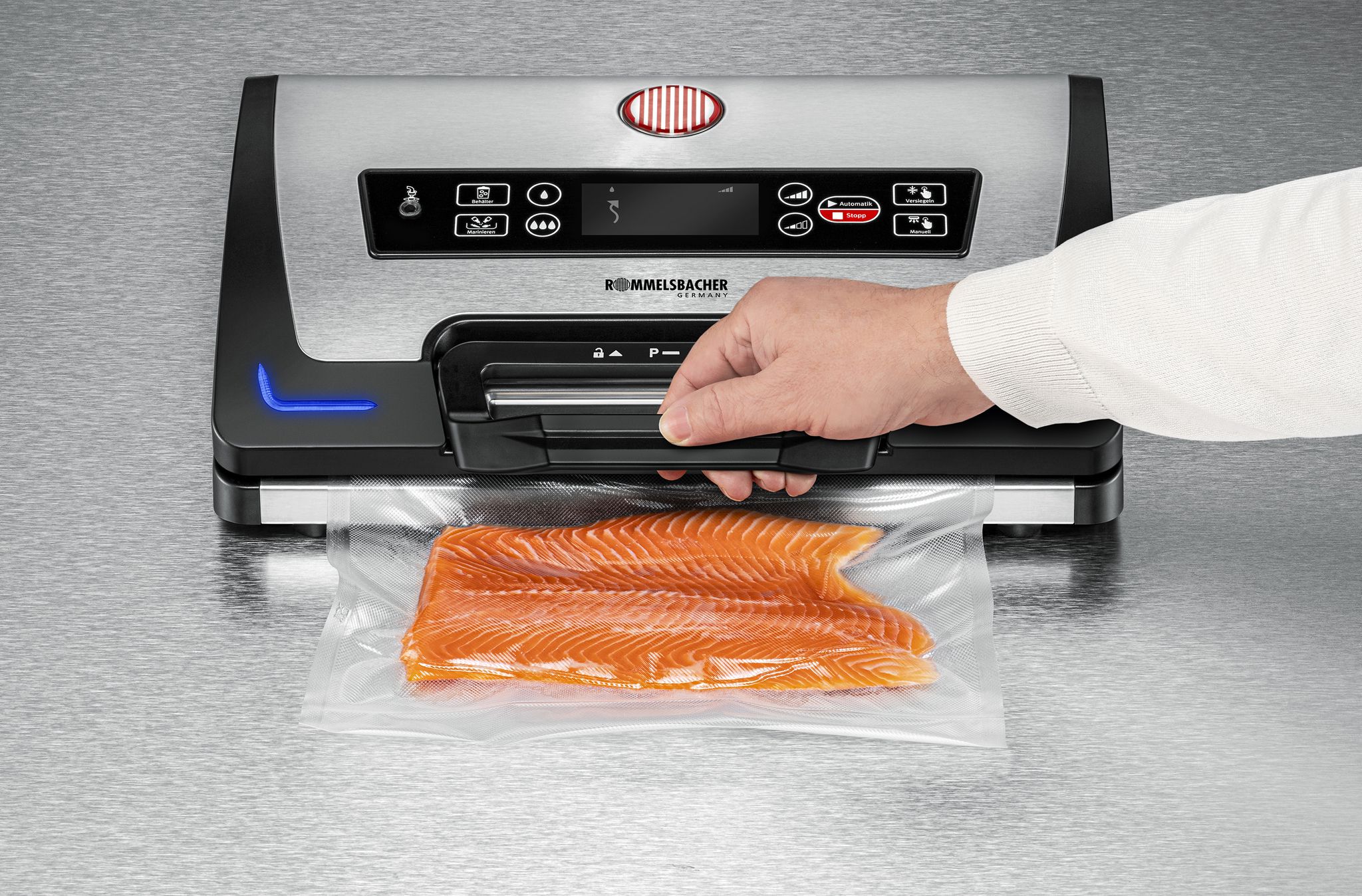 Vakuumiergerät VAC 585 - Vakuumierergerät, Schwarz/Silber, 140W