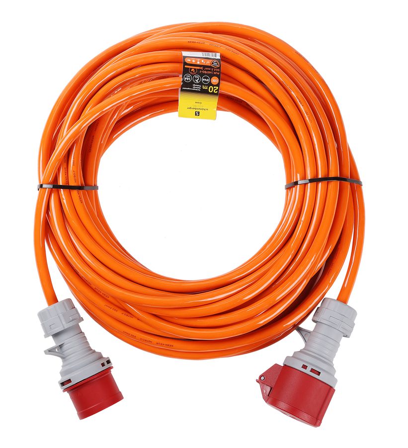 Verlängerung CEE 5P 16A IP44 20m - EPR-PUR H07BQ-F 5G2.5mm2