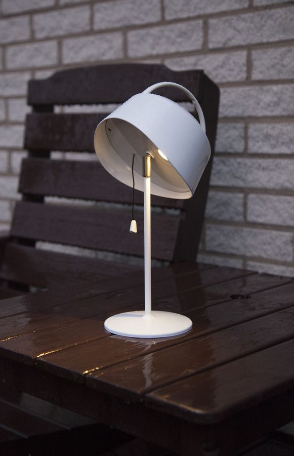 Lanterne solaire Cervia - Weiss, Lichtfarbe Warmweiss