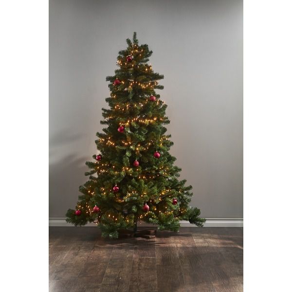 Künstlicher Weihnachtsbaum Vidaby - Grün, keine Lämpchen, 210cm Höhe