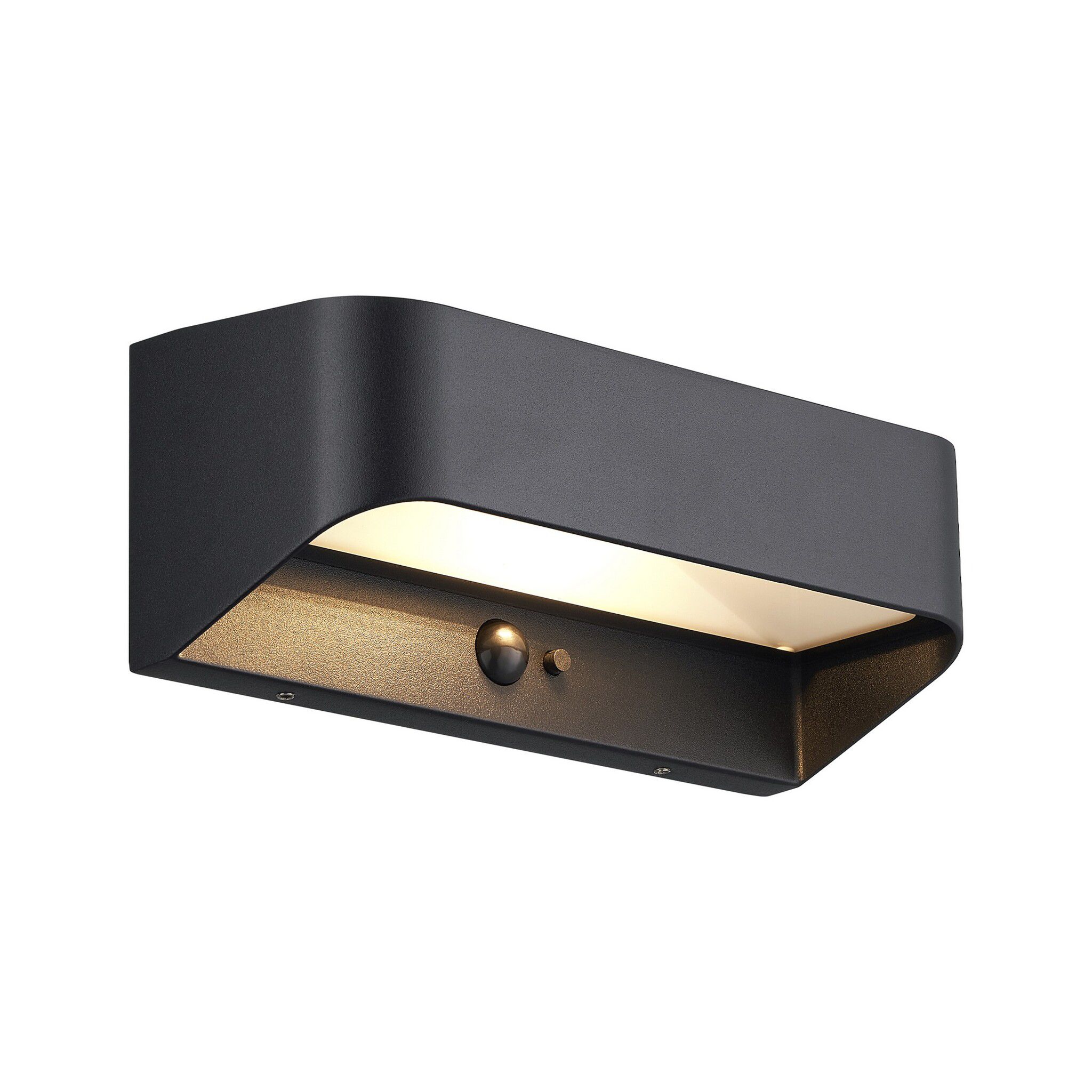 Wandleuchte Marcellio Solar  Schwarz - 5W, LED-Modul, IP54