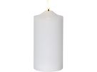 LED Pillar Kerze Flamme - Indoor, Weiss, 17cm Höhe, Timerfunktion
