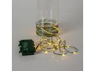 Lichterkette Dew Drop Micro - IP44, Warmweiss, Grün