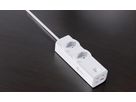 67W GaN Fast Charging Station - 2x T13, Out: USB-C1/ C2/ C3: 67W PD, C1+C2 shared: 45W + C3: 20W, USB-A: 5W, GaN, 1.5m Kabel, weiss