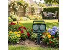 IP55 Gartenstromverteiler - 230V AC, max.10A, 4xT13 (IP55), dunkelgrün, 5m Anschl. IP55, L=190mm, B=190mm, H=160mm