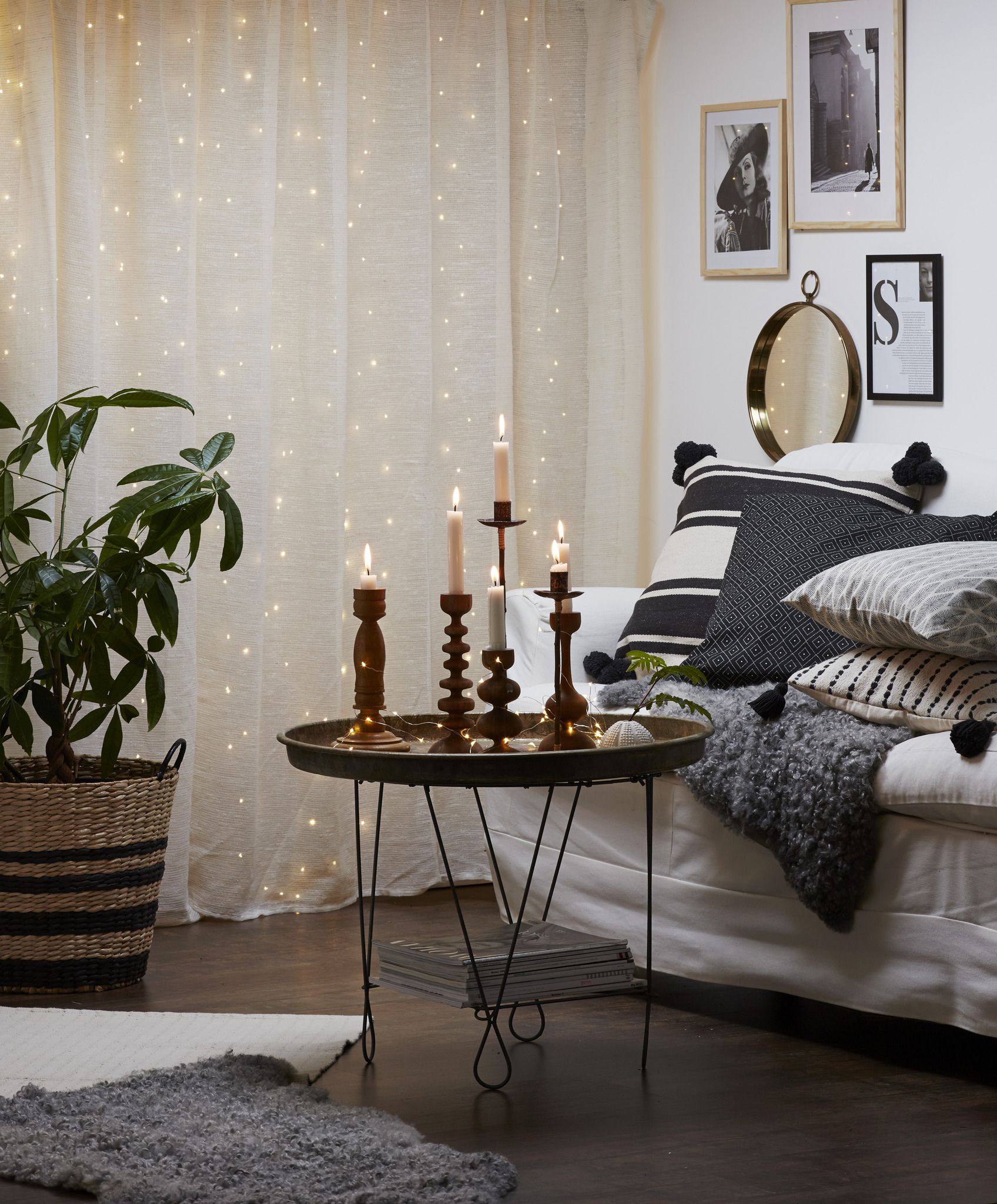 Dew Drop Lichtervorhang - IP20, Warmweiss, 200 LED