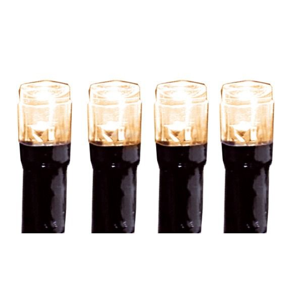 System LED Extra, Lichterkette 300cm - Schwarz, Warmweiss