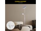 LED Stehleuchte  ROMIS  mit Lesearm weiß - IP20, LED-Modul, Weiss