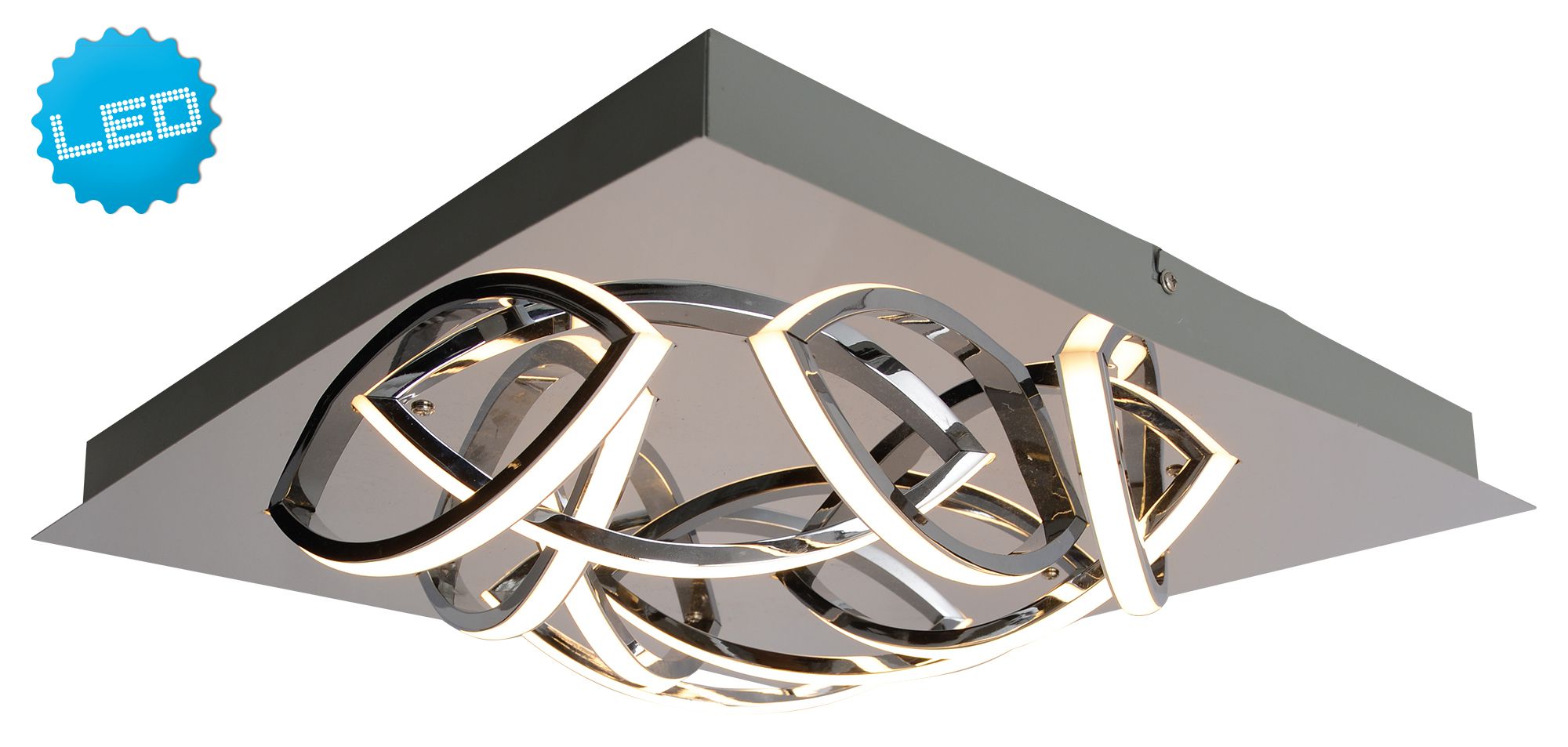 LED Deckenleuchte Manchester - LED fest verbaut, 3000K, warmweiss