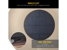 Solar- Tischleuchte Hängeleuchte SOLAN almond H: 41,5 cm - 3000K, 120lm, 1W, IP54