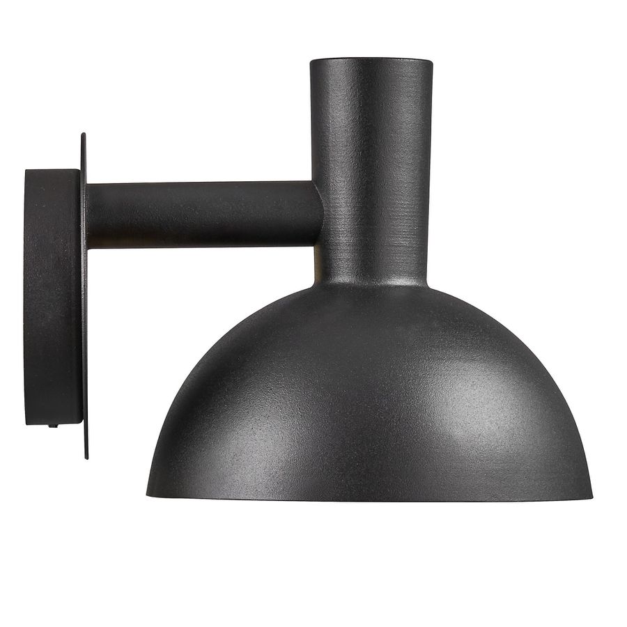 Wandleuchte ARKI 100 - 1xE27 (exklusiv), max.20W, IP54, schwarz, dimmbar (optional Leuchtmittel), D=260mm, H=200mm